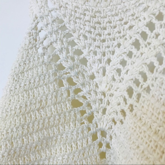 Cotton Tie Knit Crop top - Picture 5 of 7